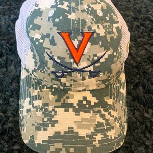 Virginia Cavaliers New Era Trucker 9TWENTY Snapback Hat - Camo One Size